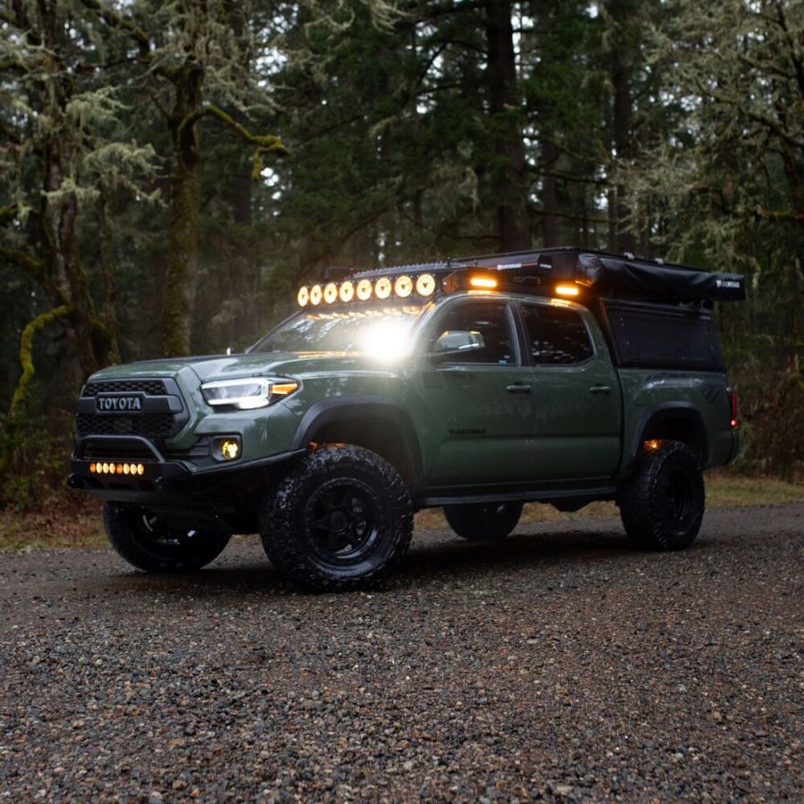 KC HiLites Platform One™ Roof Rack with 360° Lighting for Tacoma (2005-2023)