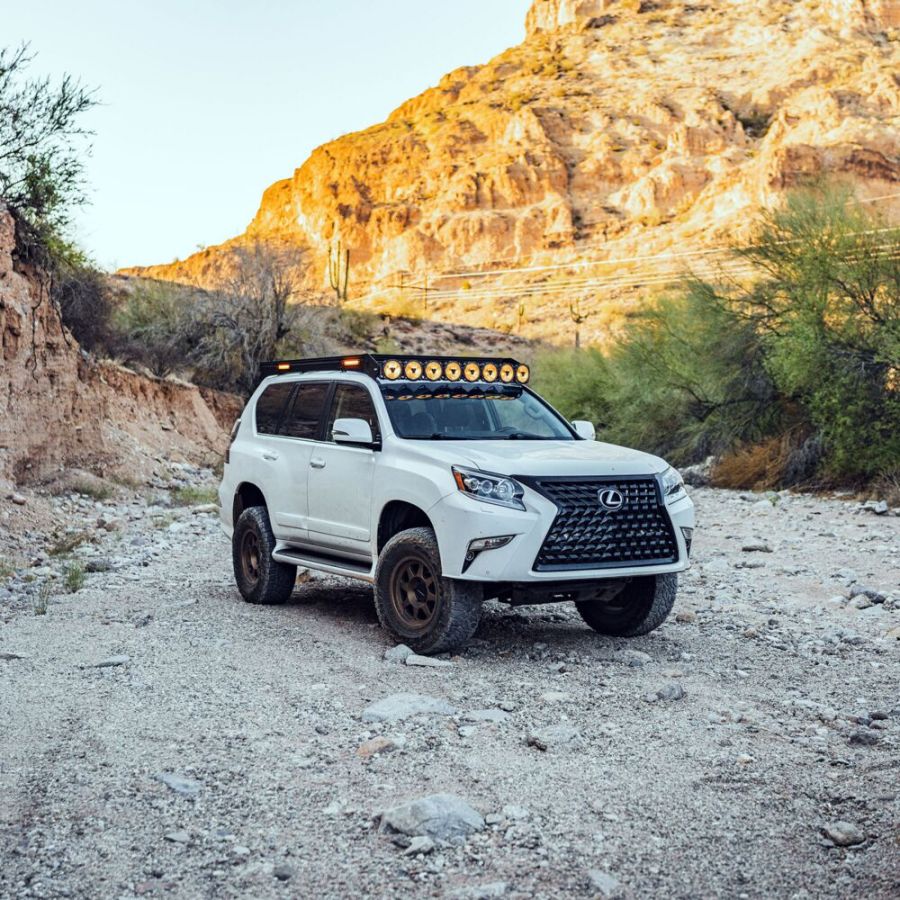 KC HiLites Platform One™ Roof Rack with 360° Lighting for GX 460 (2010-2023)