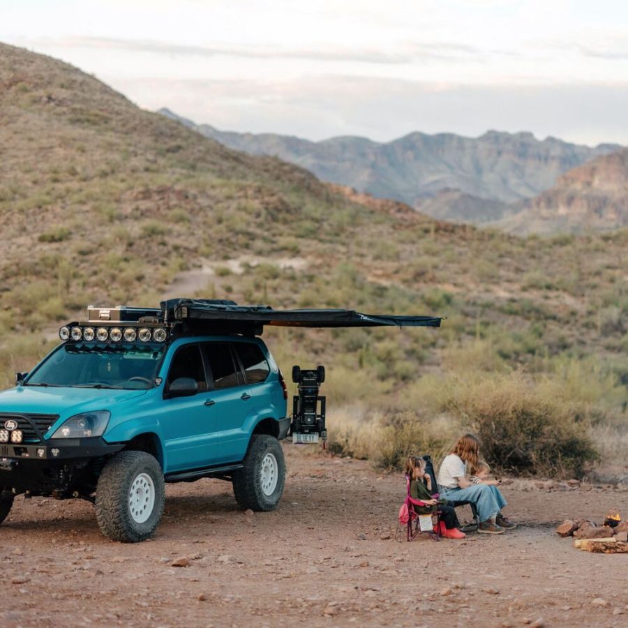 KC HiLites Platform One™ Roof Rack with 360° Lighting for GX470 (2003-2009)