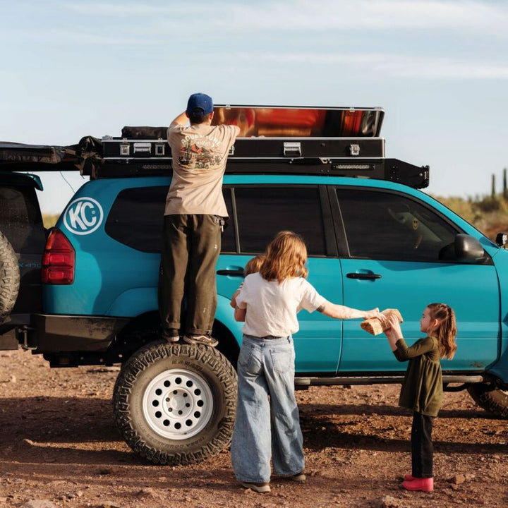 KC HiLites Platform One™ Roof Rack with 360° Lighting for GX470 (2003-2009)