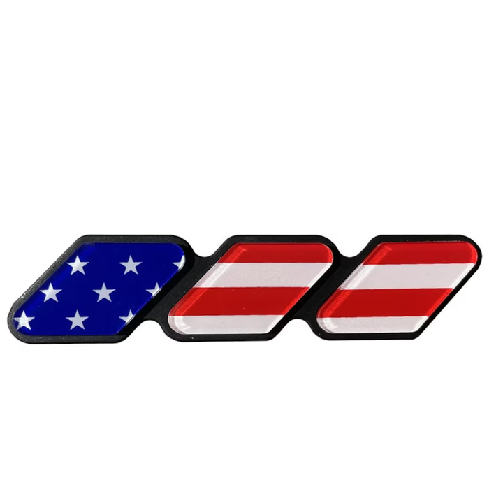 Tri-Color TRD Pro Grille Badge Emblem