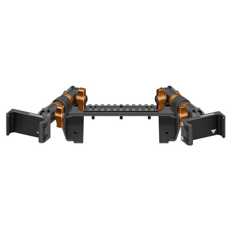 TRAXX™ - Assault Track Picatinny Dash Bracket With Dual 20LITE Phone Mounts | ‘15-‘20 Ford F-150, ‘17-‘22 Super Duty, ‘18-‘21 Expedition (See Compatibility Info For Year/Trim Details)