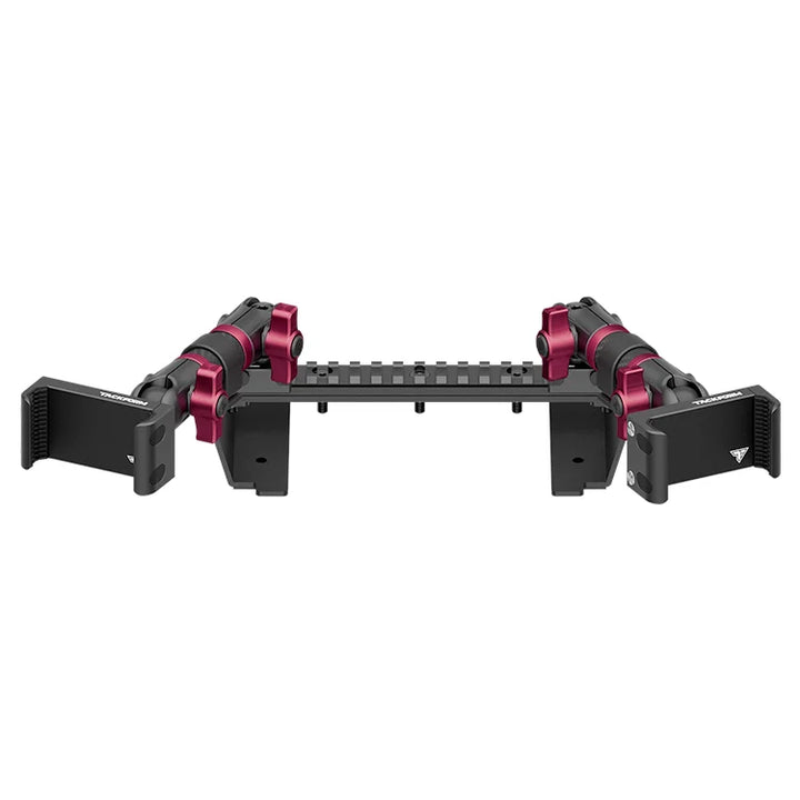 TRAXX™ - Assault Track Picatinny Dash Bracket With Dual 20LITE Phone Mounts | ‘15-‘20 Ford F-150, ‘17-‘22 Super Duty, ‘18-‘21 Expedition (See Compatibility Info For Year/Trim Details)