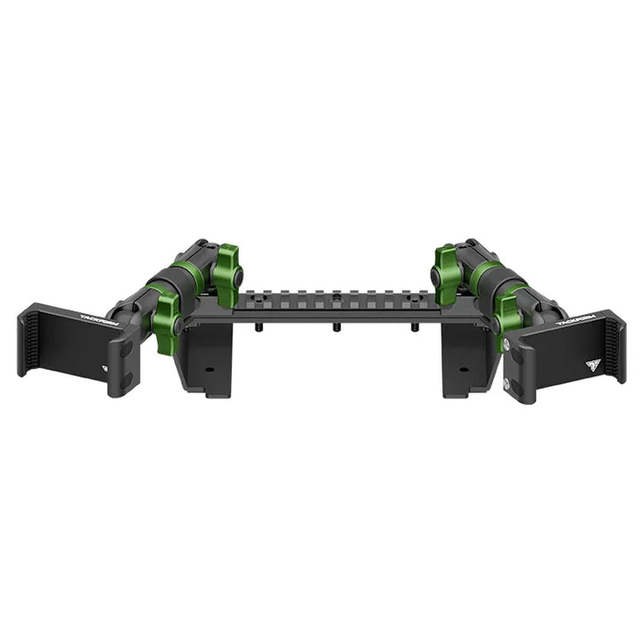 TRAXX™ - Assault Track Picatinny Dash Bracket With Dual 20LITE Phone Mounts | ‘15-‘20 Ford F-150, ‘17-‘22 Super Duty, ‘18-‘21 Expedition (See Compatibility Info For Year/Trim Details)