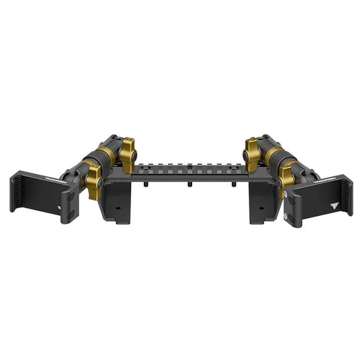 TRAXX™ - Assault Track Picatinny Dash Bracket With Dual 20LITE Phone Mounts | ‘15-‘20 Ford F-150, ‘17-‘22 Super Duty, ‘18-‘21 Expedition (See Compatibility Info For Year/Trim Details)