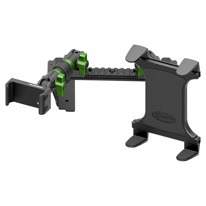TRAXX™ - Assault Track Picatinny Dash Bracket With 20LITE Phone & Tablet Mounts | 2022 Ford Super Duty (Compatible With 12” Screen ONLY)