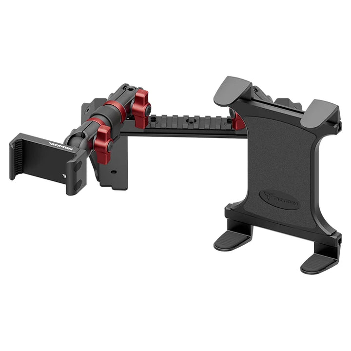 TRAXX™ - Assault Track Picatinny Dash Bracket With 20LITE Phone & Tablet Mounts | 2022 Ford Super Duty (Compatible With 12” Screen ONLY)
