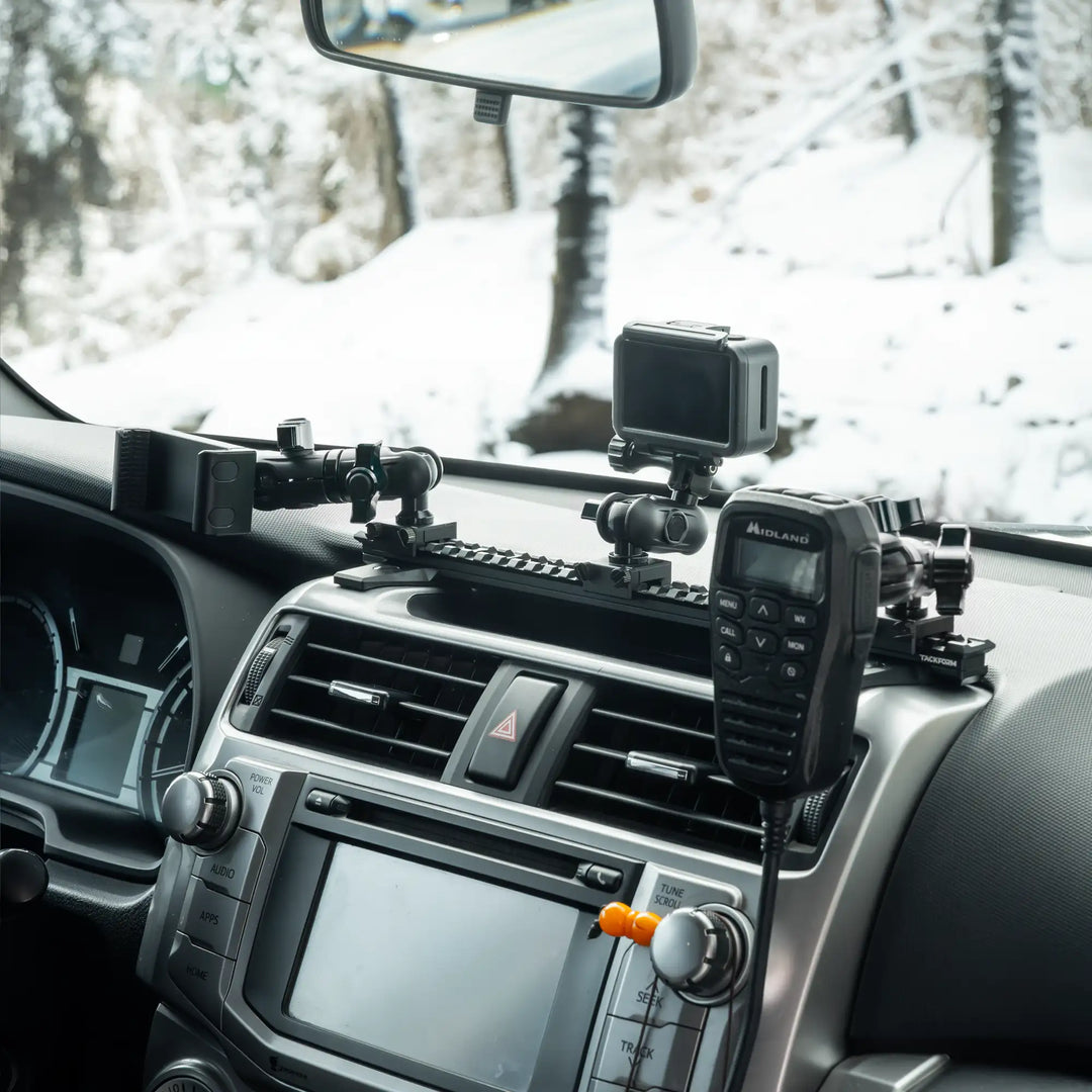 TRAXX™ - Assault Track Picatinny Dash Bracket With 20LITE Phone Mount | 2010-2024 Toyota 4Runner