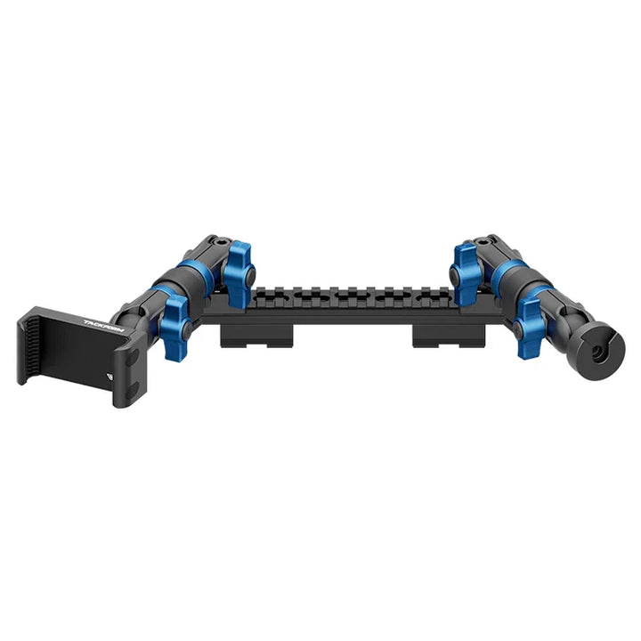 TRAXX™ - Assault Track Picatinny Dash Bracket With 20LITE Phone Holder & CB Microphone Holder | 2019-2023 Ford Ranger (WITHOUT Switch Panel)