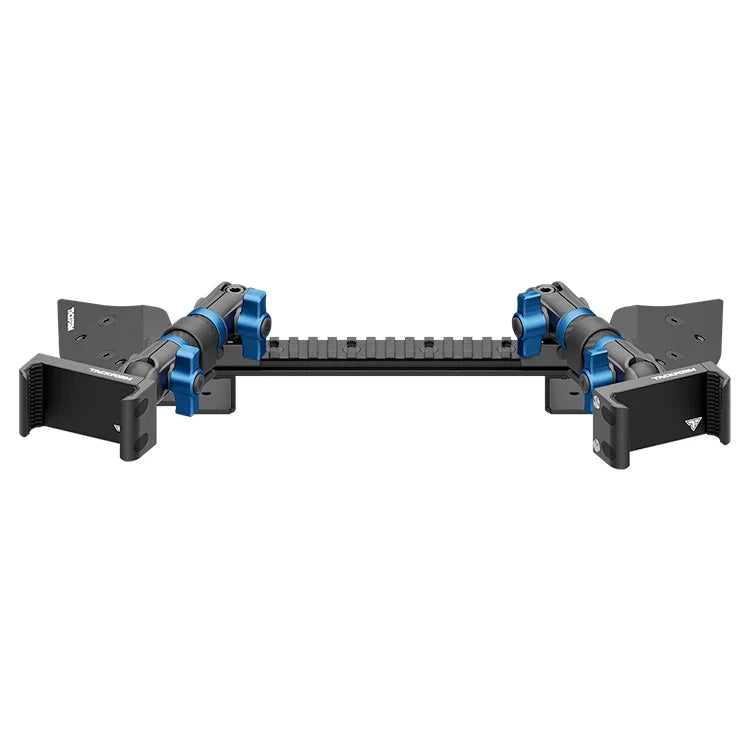 TRAXX™ - Assault Track Picatinny Dash Bracket With Dual 20LITE Phone Mounts | 2021 - 2025 Ford F-150 (See Compatibility Info For Specific Year/Trim Fitment Details)