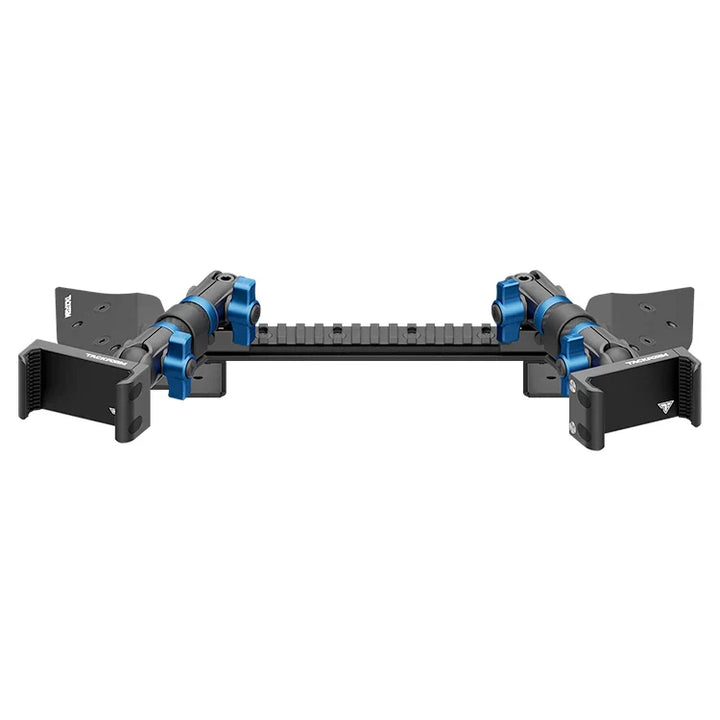 TRAXX™ - Assault Track Picatinny Dash Bracket With Dual 20LITE Phone Mounts | 2021 - 2025 Ford F-150 (See Compatibility Info For Specific Year/Trim Fitment Details)