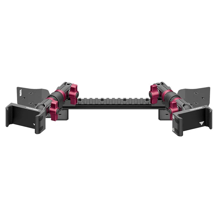 TRAXX™ - Assault Track Picatinny Dash Bracket With Dual 20LITE Phone Mounts | 2021 - 2025 Ford F-150 (See Compatibility Info For Specific Year/Trim Fitment Details)