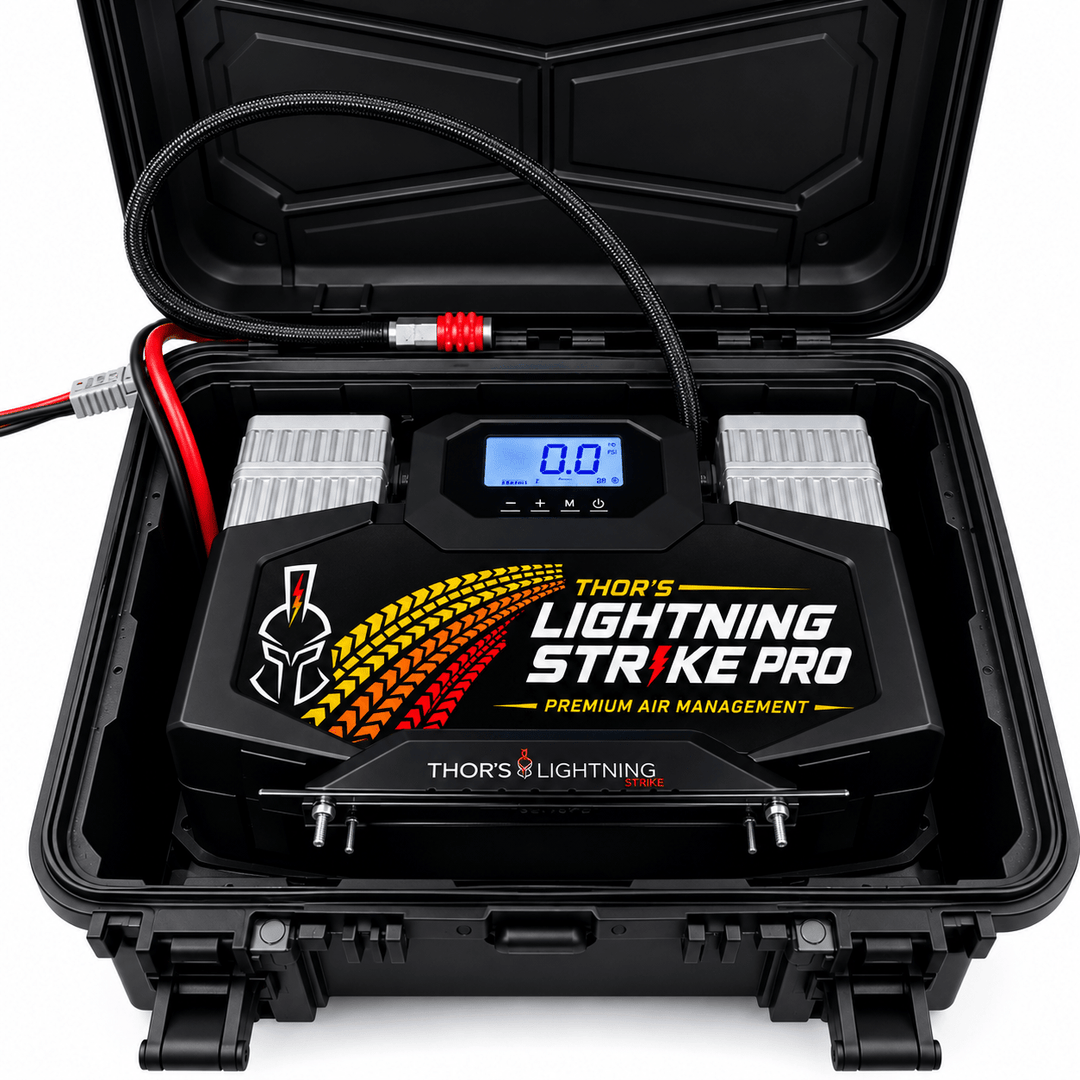 Thor’s Lightning AirVault StrikePro™ 12V Portable Air Compressor System | 10.6 CFM + Lockable Hard Case