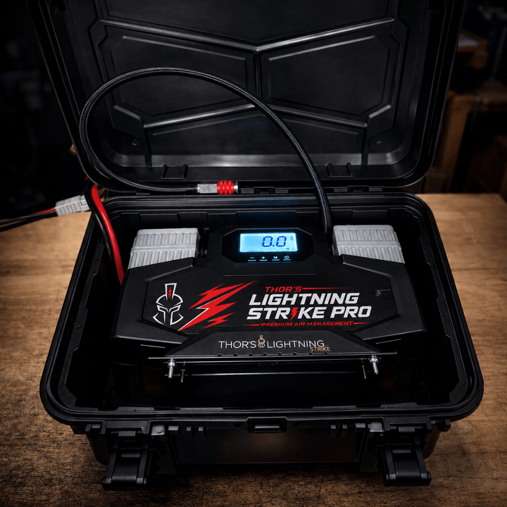 Thor’s Lightning AirVault StrikePro™ 12V Portable Air Compressor System | 10.6 CFM + Lockable Hard Case