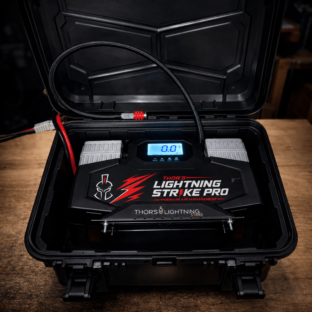 Thor’s Lightning AirVault StrikePro™ 12V Portable Air Compressor System | 10.6 CFM + Lockable Hard Case