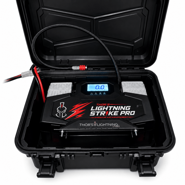 Thor’s Lightning AirVault StrikePro™ 12V Portable Air Compressor System | 10.6 CFM + Lockable Hard Case
