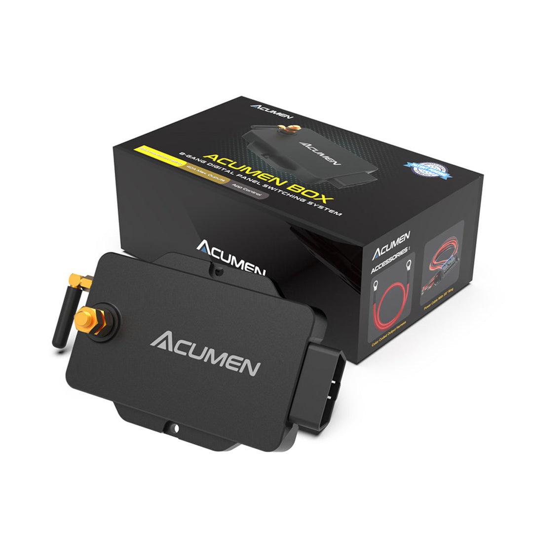 Acumen Box with 8-Gang in-Car Power Solid-State Switch Control