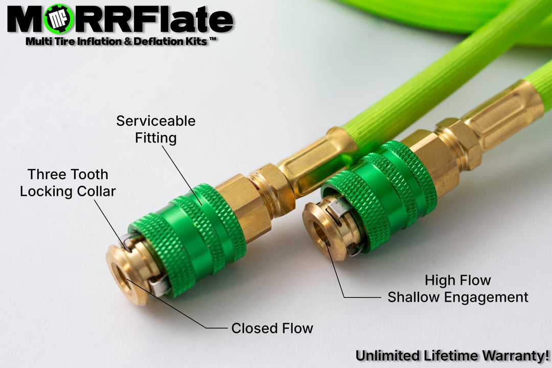 MORRFlate Braided Air Hub Single Tire Hose