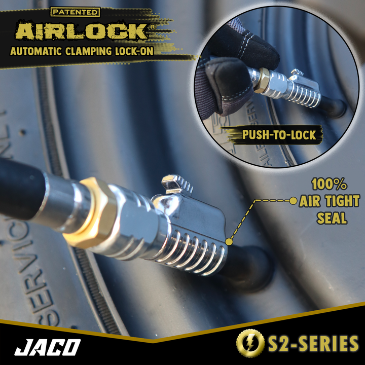 Lightning™ S2 Quick-Connect Tire Air Chuck - 1/4" F-NPT