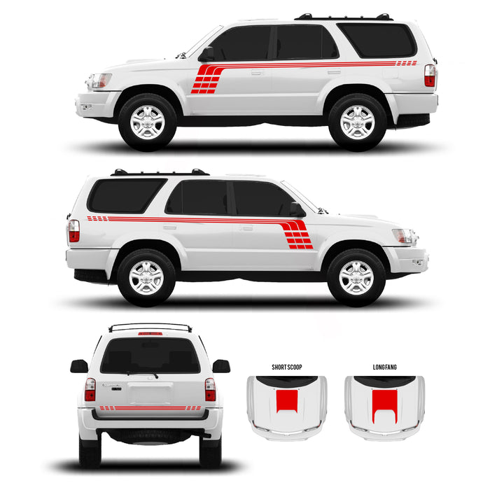 1996-2002 & 2003-2009 4Runner Checkered Stripe Kit