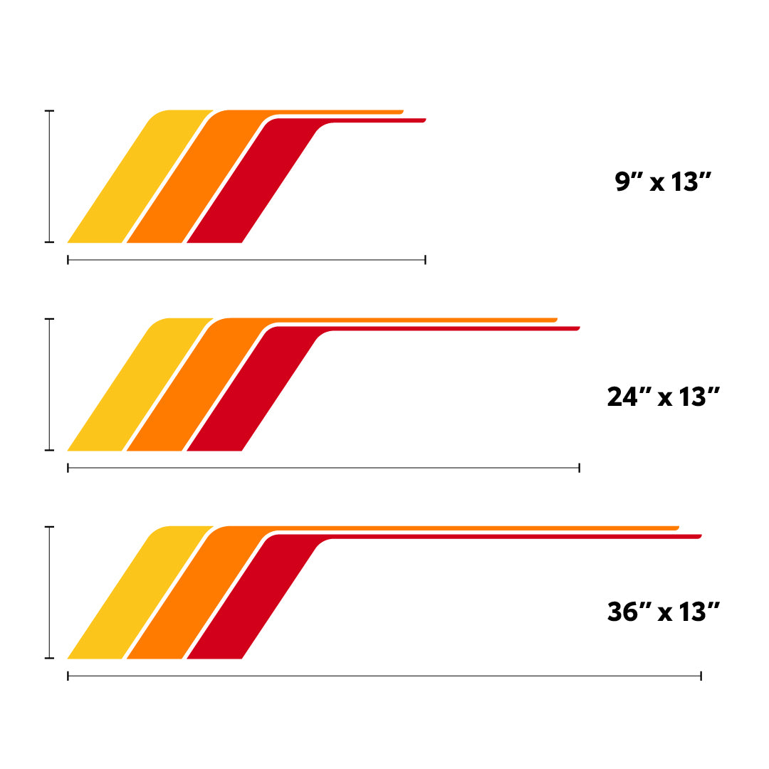 Universal Retro Side Stripes