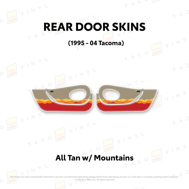 1995-04 Tacoma Door Skins (Lower Section)