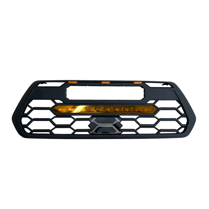 Rave Off Road TRD Pro Style Grille with Integrated Light Bar for Tacoma (2016-2023)