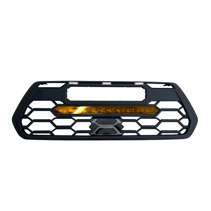 Rave Off Road TRD Pro Style Grille with Integrated Light Bar for Tacoma (2016-2023)