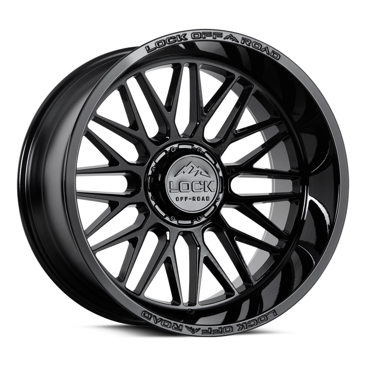 Lock Off-Road Wheels APEX - GLOSS BLACK