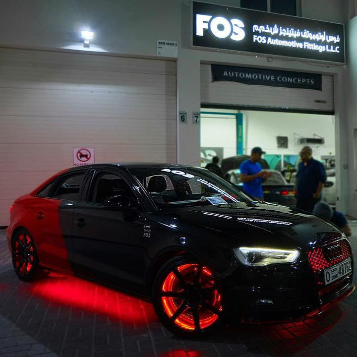LED Illuminated Wheel Rings - Single / Double Row LED