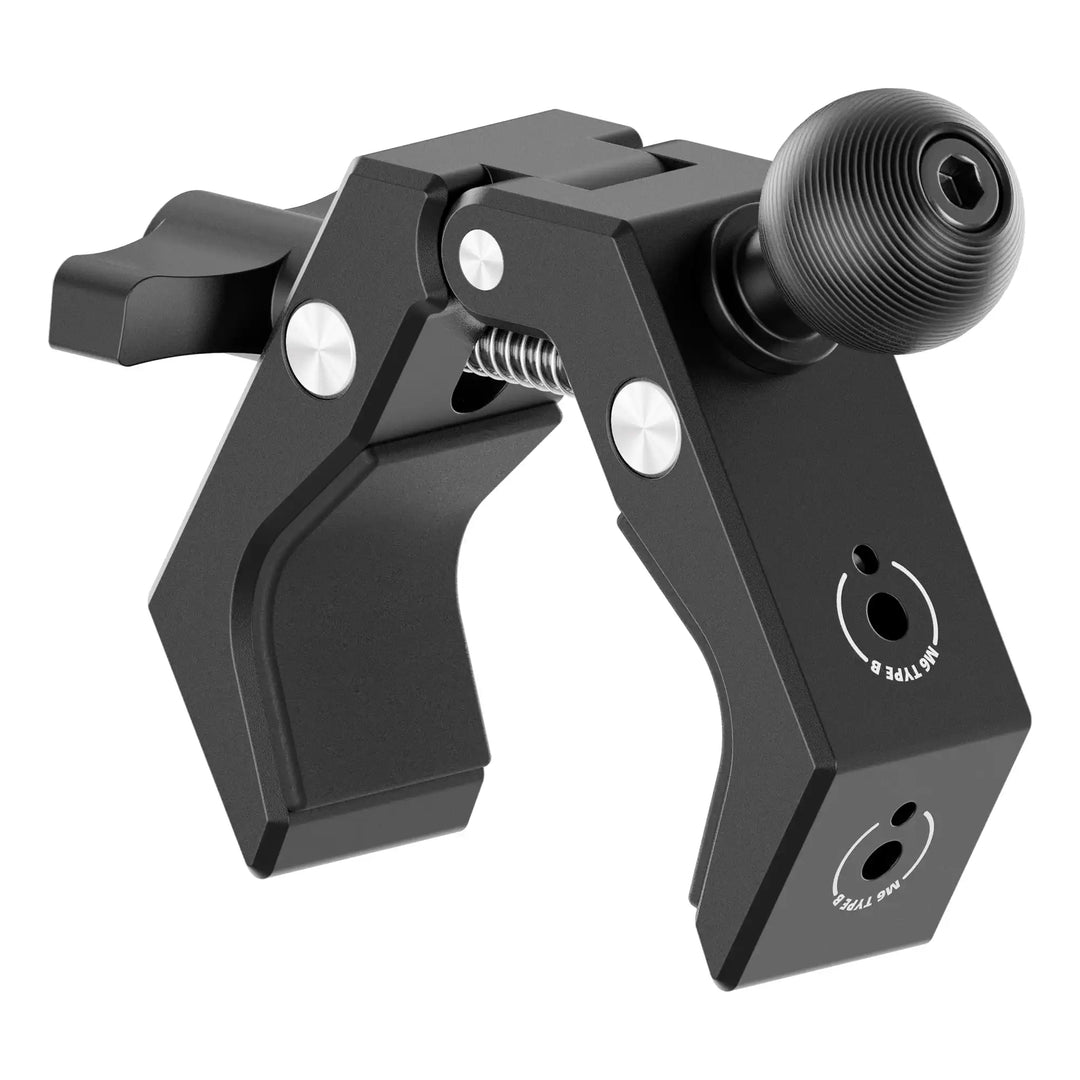 Tackform Bar Clamp / Grab Handle Mount for 1"-2" Bars | 26mm Aluminum Ball