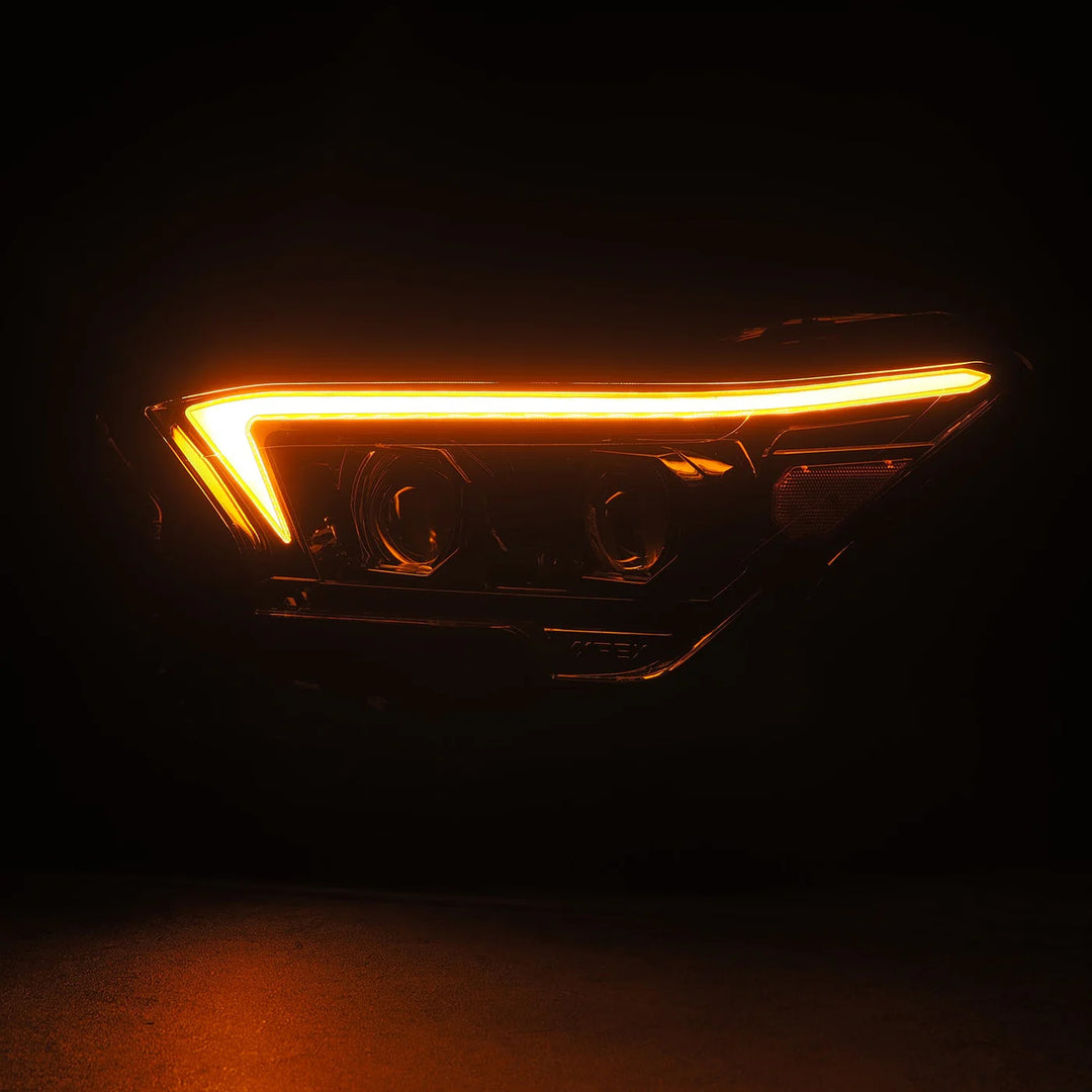 Alpharex OG-Style LUXX-Series LED Projector Headlights Black for Tacoma (2024+) & 4Runner (2025+)