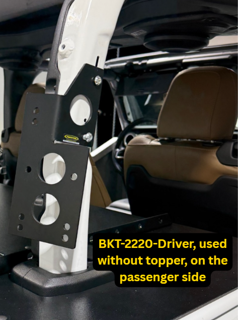 2 Door Wrangler JL Sports Bar Mount