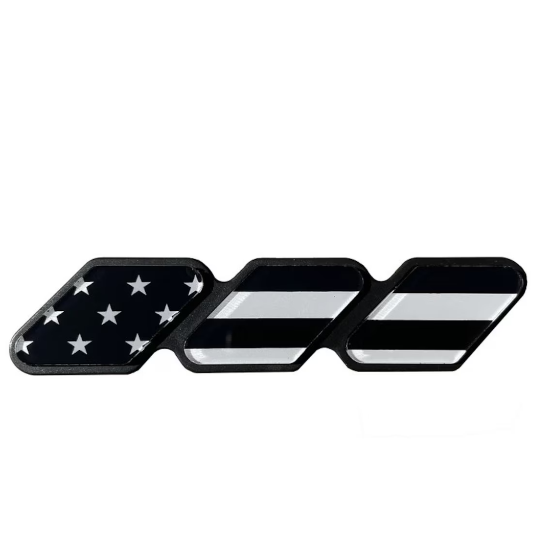 Tri-Color TRD Pro Grille Badge Emblem