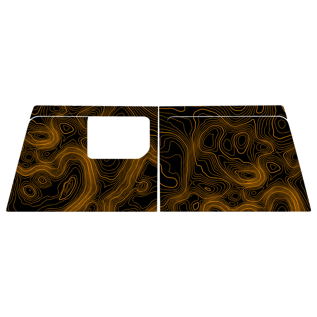 Topographic Map Premium Print Vinyl Rolls (3' or 6') - Matte Finish