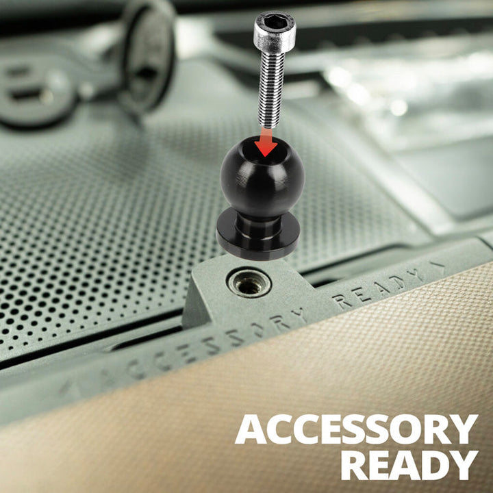 LINK™ Tablet Mount | Accessory Ready Dash and Grab Handle Compatible | 2021+ Ford Bronco | 7.5"-9.25" Telescoping Arm