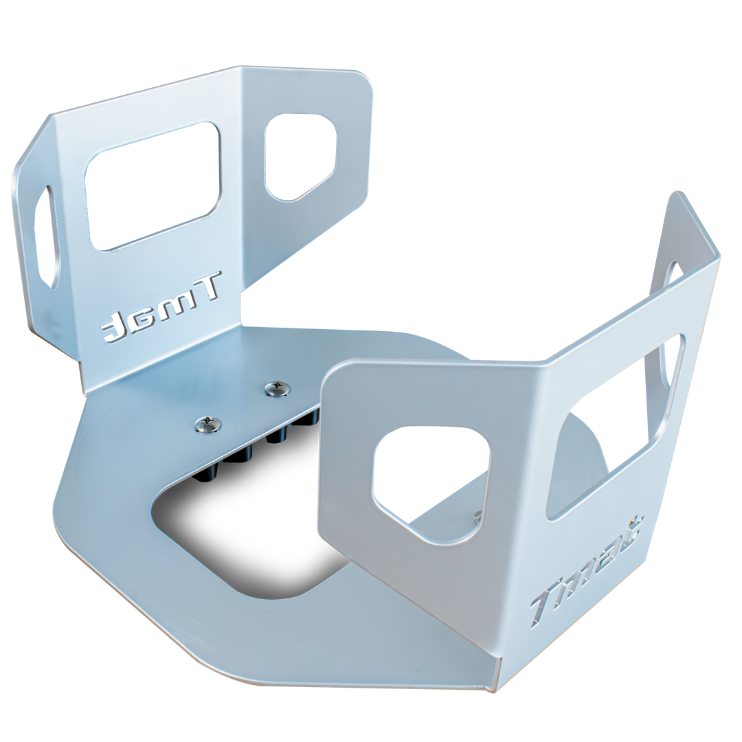 Tmat 5-Gallon Bucket Holder with Tmat Anchors - Gray