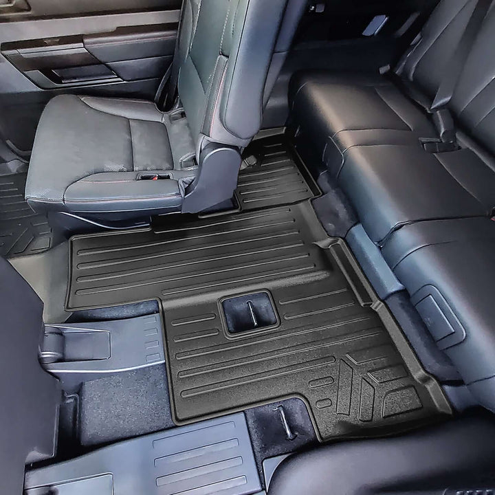 SMARTLINER Custom Fit Floor Liners For 2023-2025 Toyota Sequoia (7 Passenger Model without Center Console)
