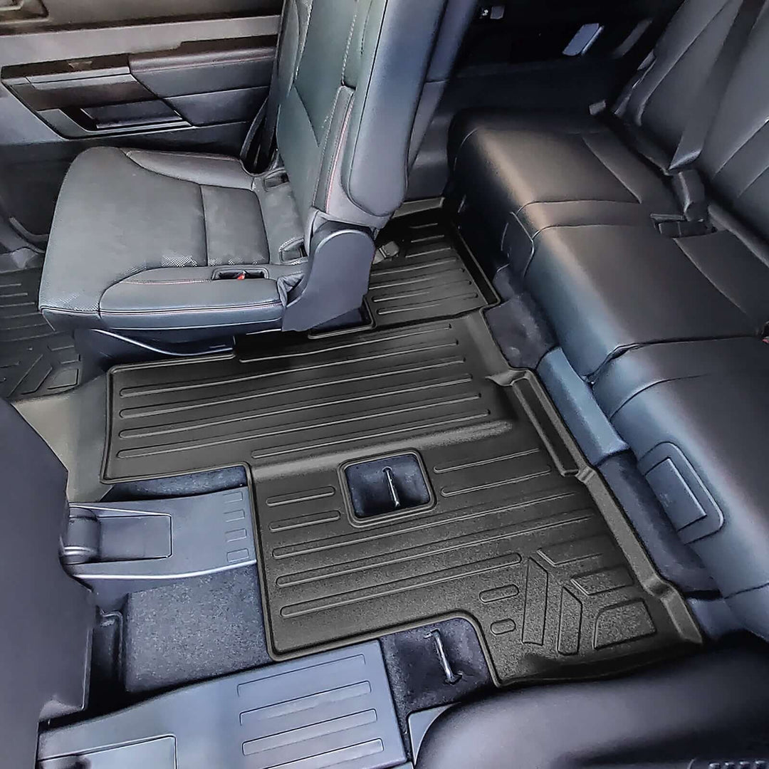 SMARTLINER Custom Fit Floor Liners For 2023-2025 Toyota Sequoia (8 Passenger Models)