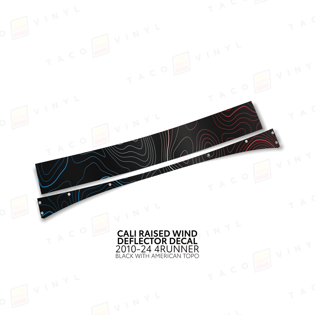 Cali Raised Wind Deflector Decal