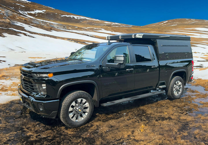 Dirtbox Canopy Camper – Modular Truck Camper Shell / Topper for Mid-Size & Full-Size Trucks (Tacoma, Tundra, F-150, Quatermaster, Ram, Silverado)
