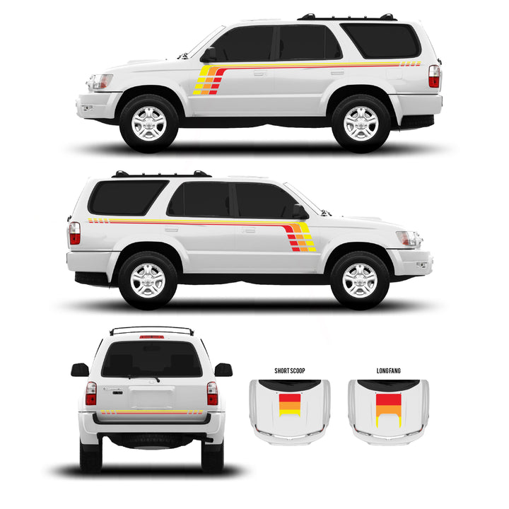 1996-2002 & 2003-2009 4Runner Checkered Stripe Kit