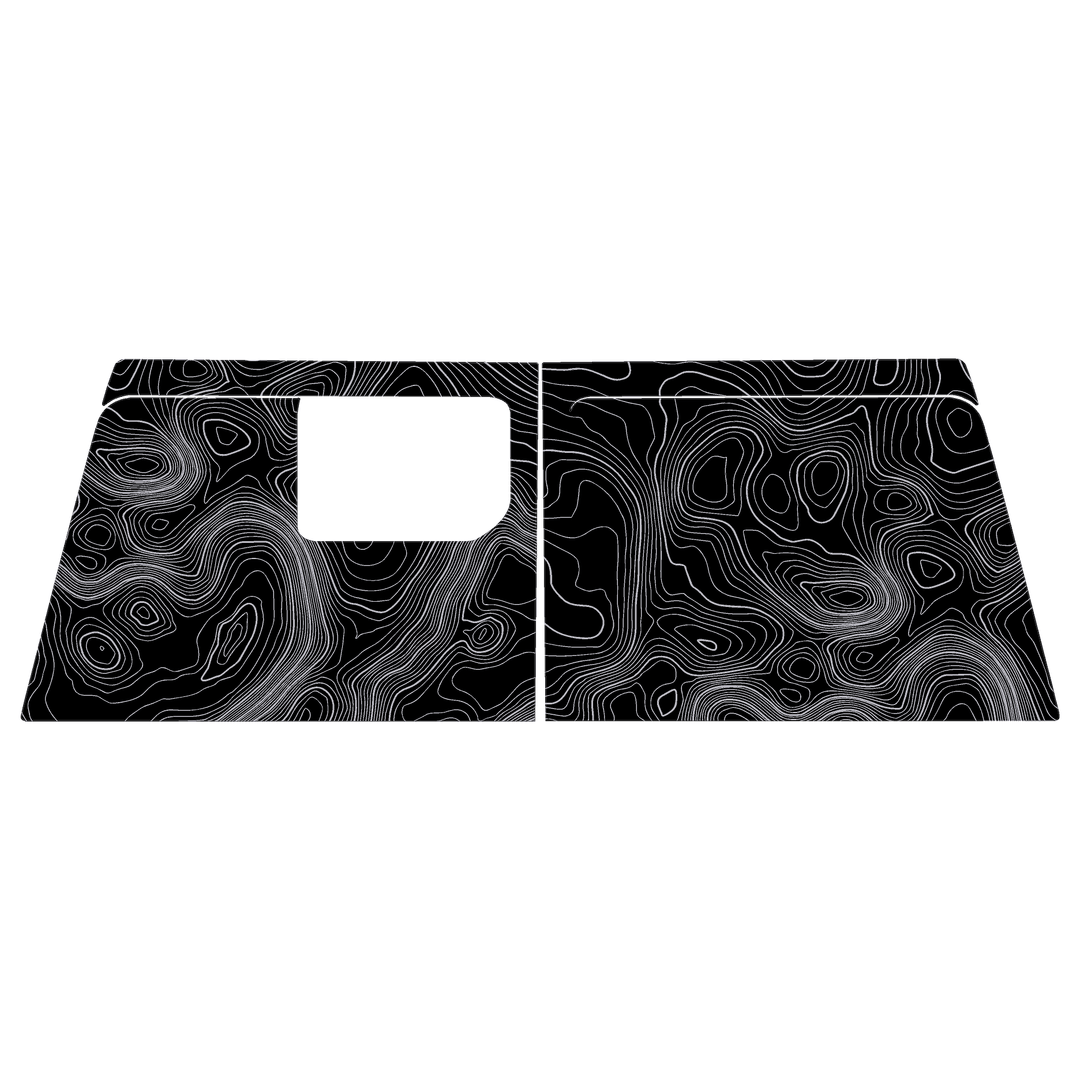 Topographic Map Premium Print Vinyl Rolls (3' or 6') - Matte Finish
