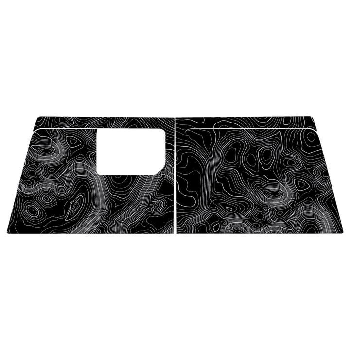 Topographic Map Premium Print Vinyl Rolls (3' or 6') - Matte Finish