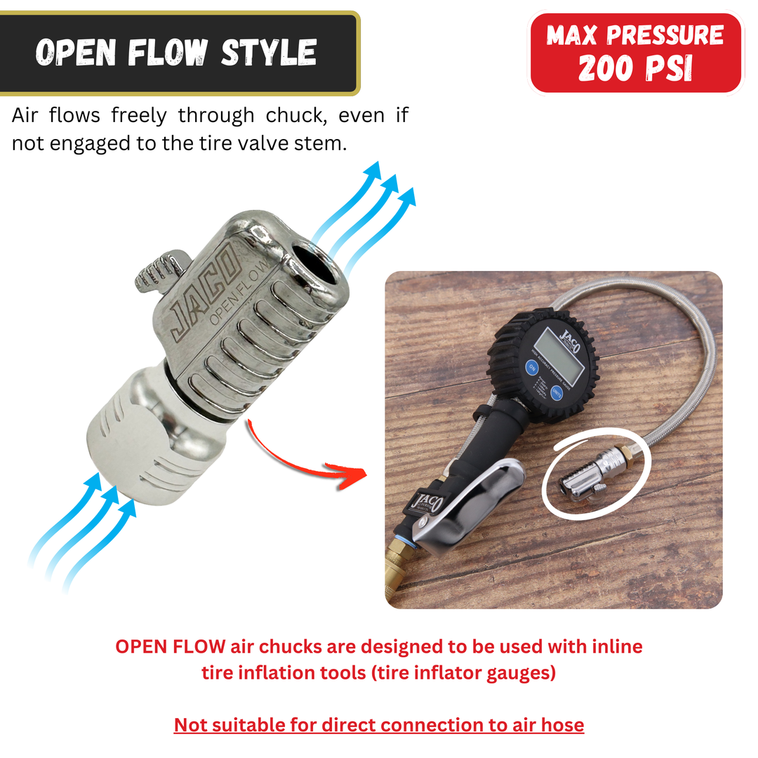 Lightning™ S2 Quick-Connect Tire Air Chuck - 1/4" F-NPT
