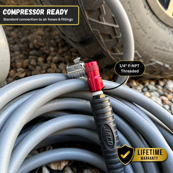 Lightning™ L2 Quick-Connect Tire Air Chuck - 1/4" F-NPT