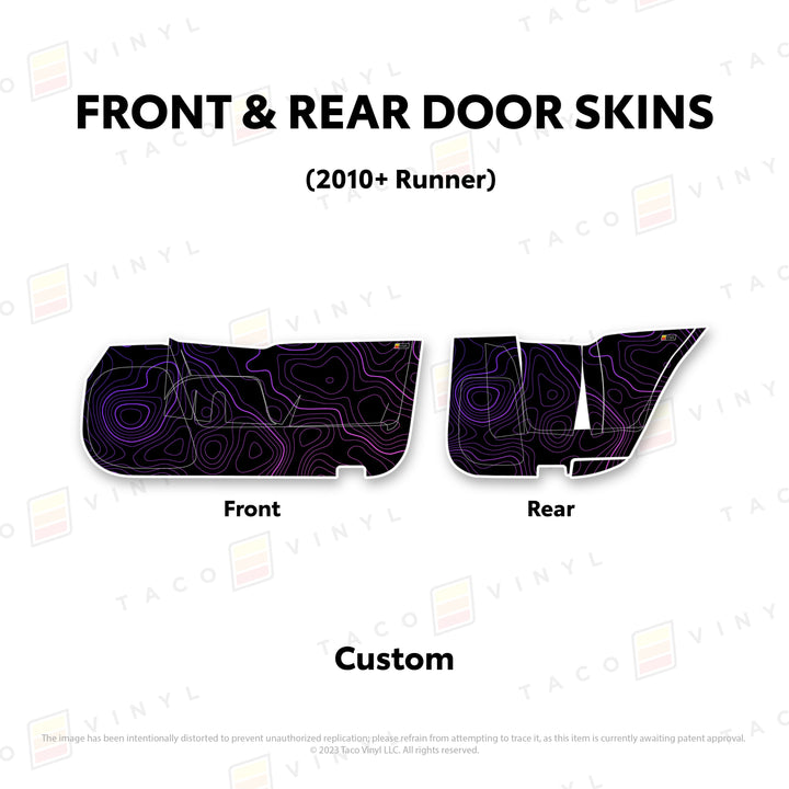 2010-24 4Runner Door Skins (Lower Section)