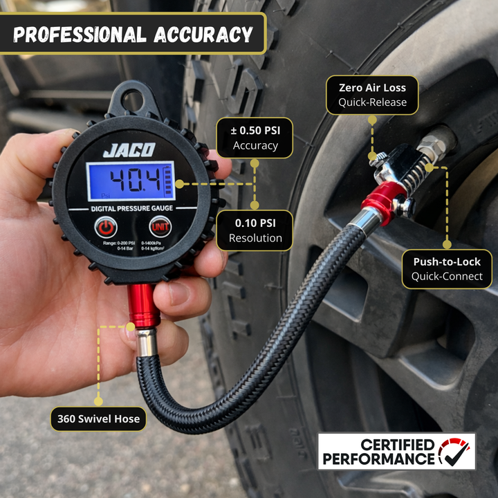 ElitePro-X Digital Tire Pressure Gauge with Lightning™ Chuck