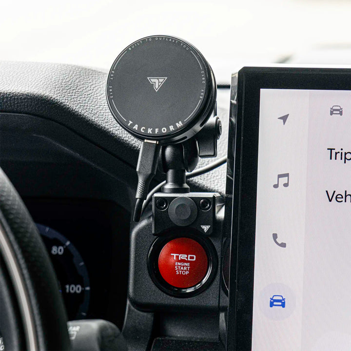 2024+ Toyota Tacoma (8" & 14" Screen) & 2025+ Toyota 4Runner LINK™ Dash Clip with 20mm Metal Ball & Dovetail