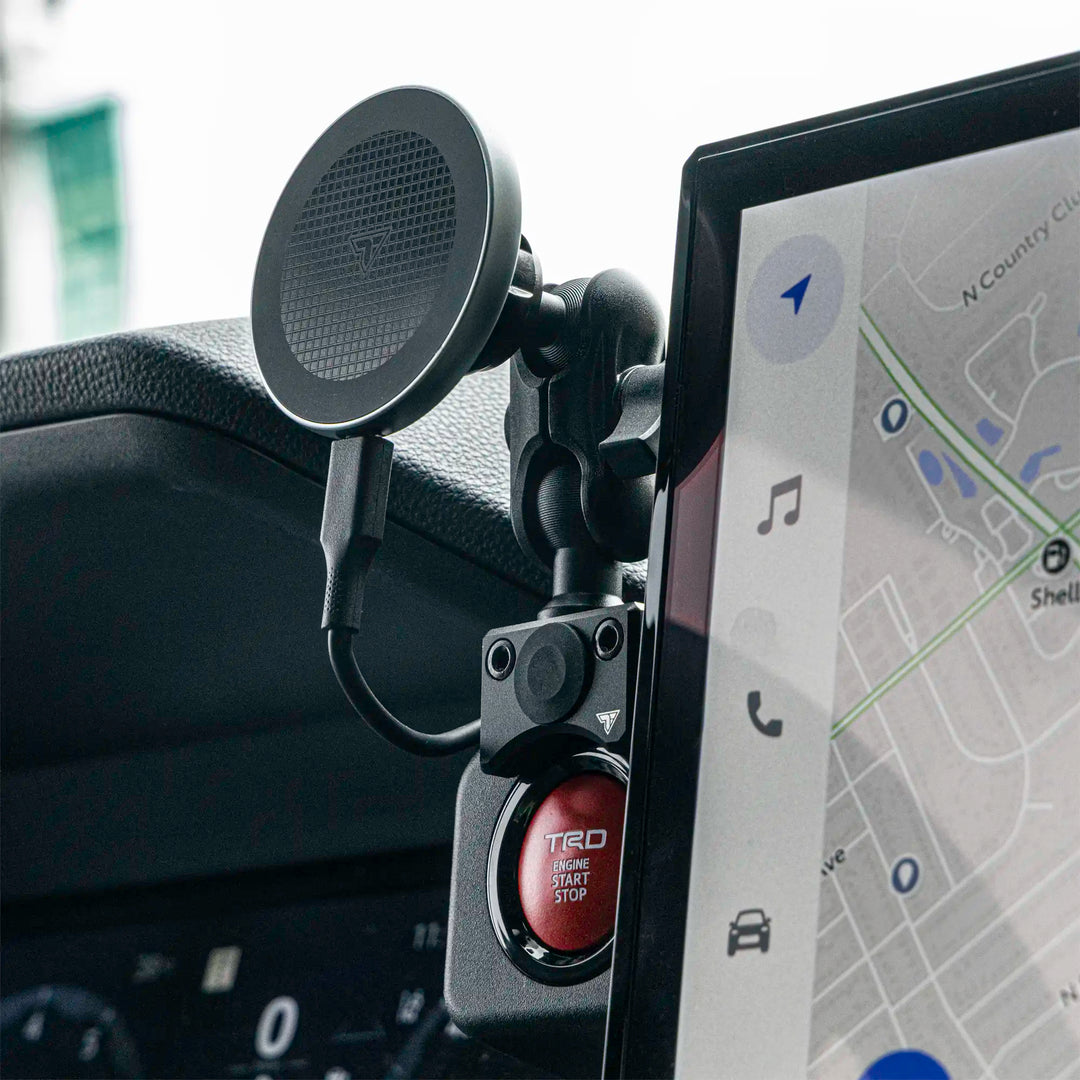 2024+ Toyota Tacoma (8" & 14" Screen) & 2025+ Toyota 4Runner LINK™ Dash Clip with MagSafe Charging Phone Holder